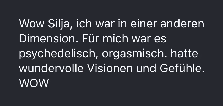 Feedback einer Teilnehmerin