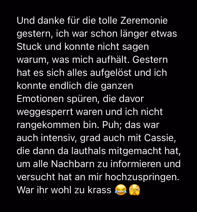 Feedback einer Teilnehmerin