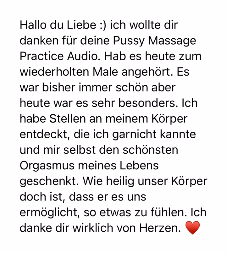 Feedback einer Teilnehmerin