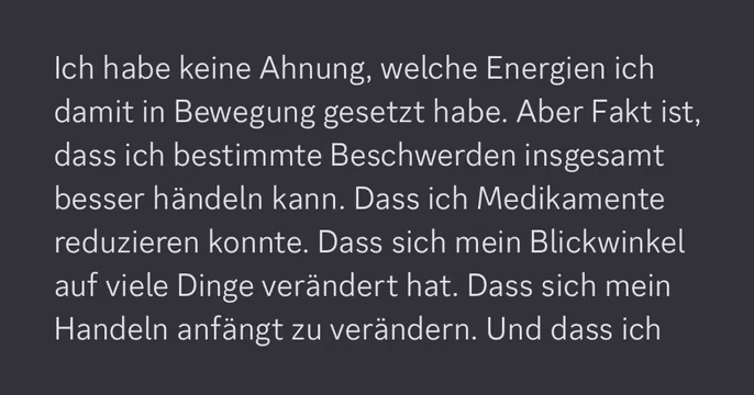 Feedback einer Teilnehmerin