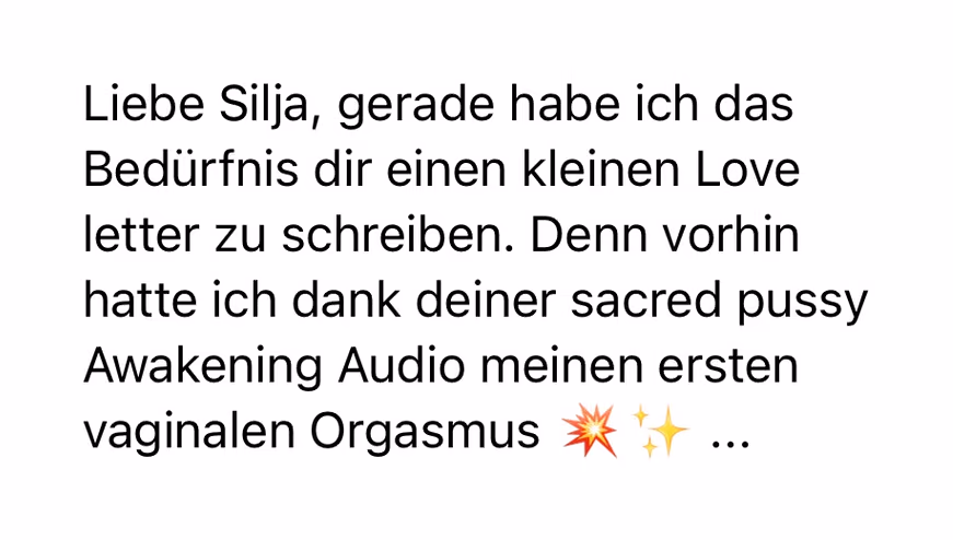 Feedback einer Teilnehmerin