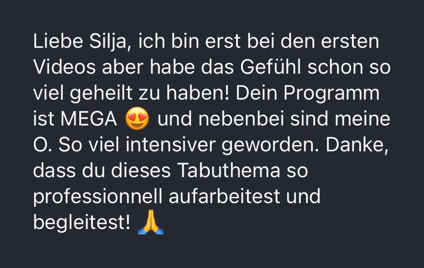 Feedback einer Teilnehmerin
