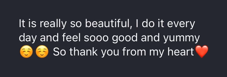 Feedback einer Teilnehmerin zu Pussy Flower Atem
