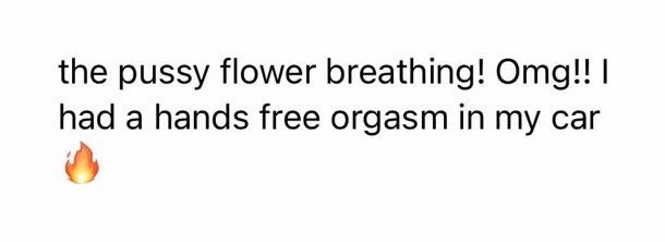 Feedback einer Teilnehmerin zu Pussy Flower Atem
