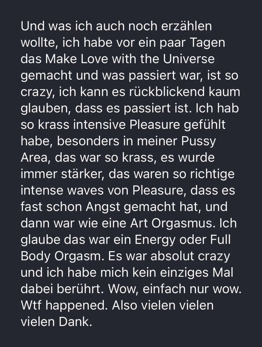 Feedback einer Teilnehmerin